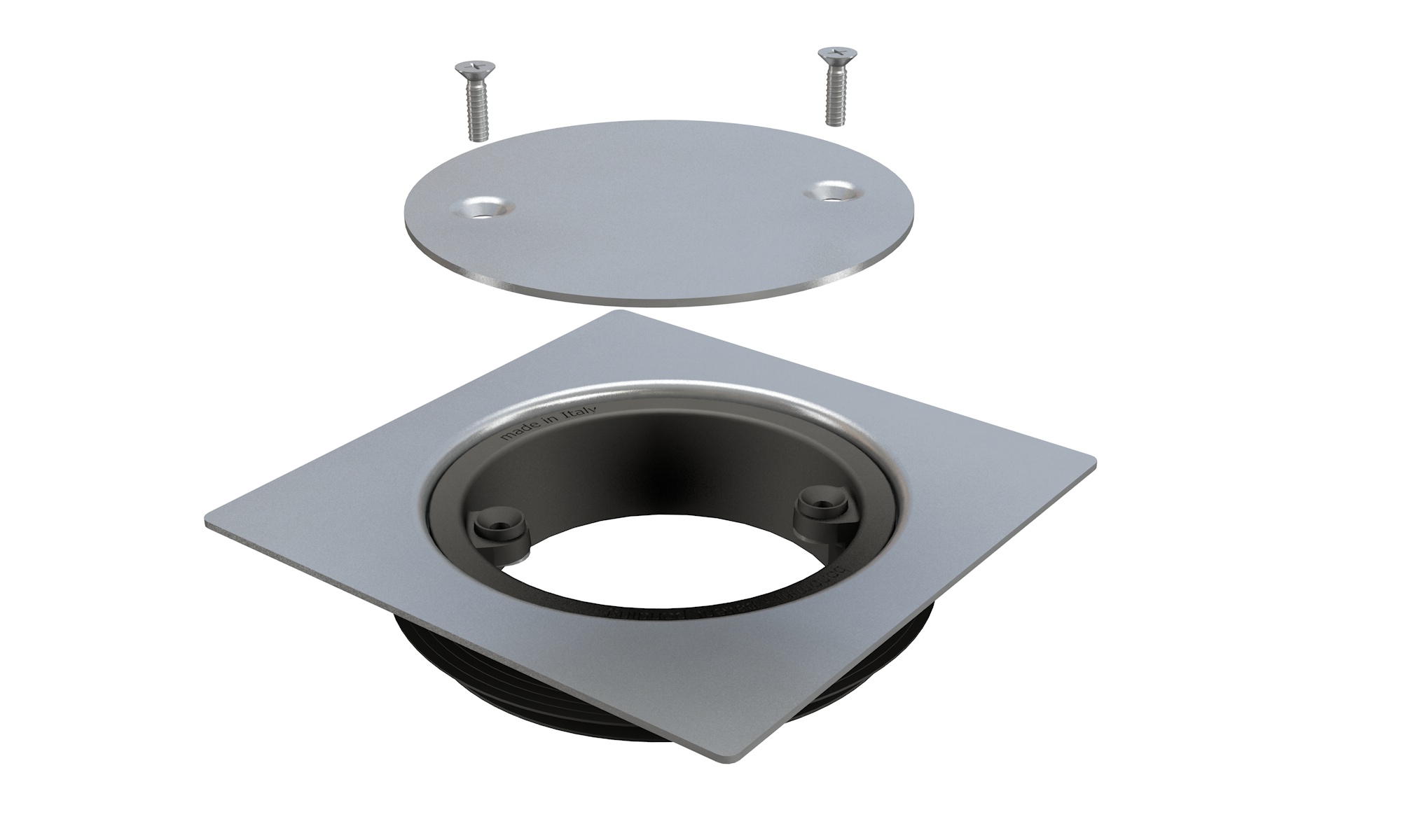 صفاية استيل 15x15cm ايطالي قطعتين